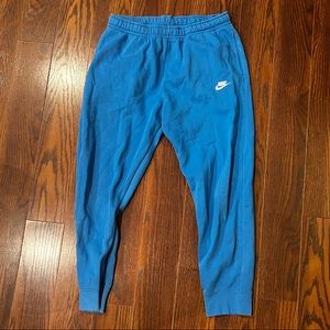 Blue Nike Sweatpants